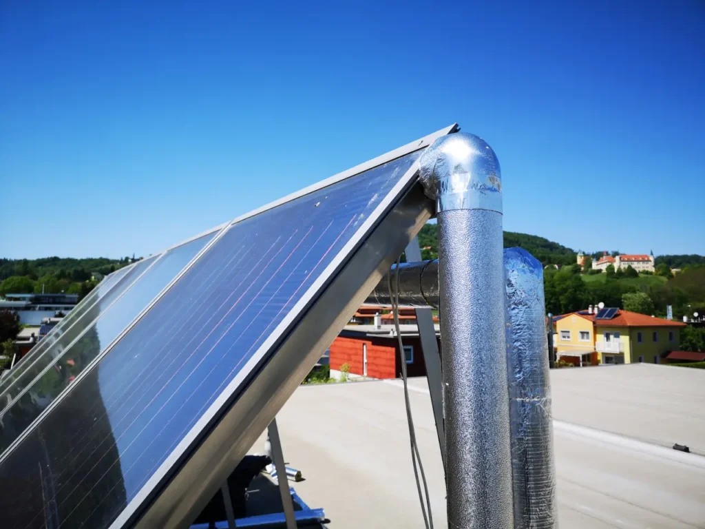 Solaranlage auf einem Dach